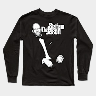 jason statham fan works graphic design and drawing by ironpalette Long Sleeve T-Shirt